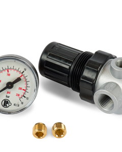 Pressure reducer 1/4" 0.5-10 incl manometer d=40mm